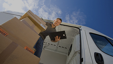 Eagle Express Logistics cargo being loaded for shipment